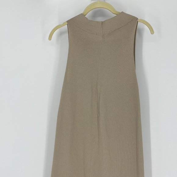 Sarah Pacini Creme bodycon high neck mini dress - Picture 9 of 16